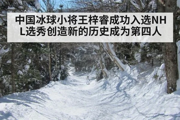 中国冰球小将王梓睿成功入选NHL选秀创造新的历史成为第四人